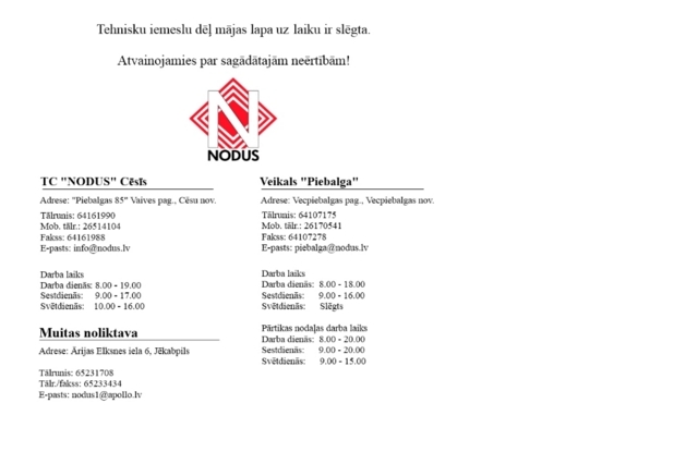 Laimes Ligzda atpūtas komplekss, Nodus, SIA